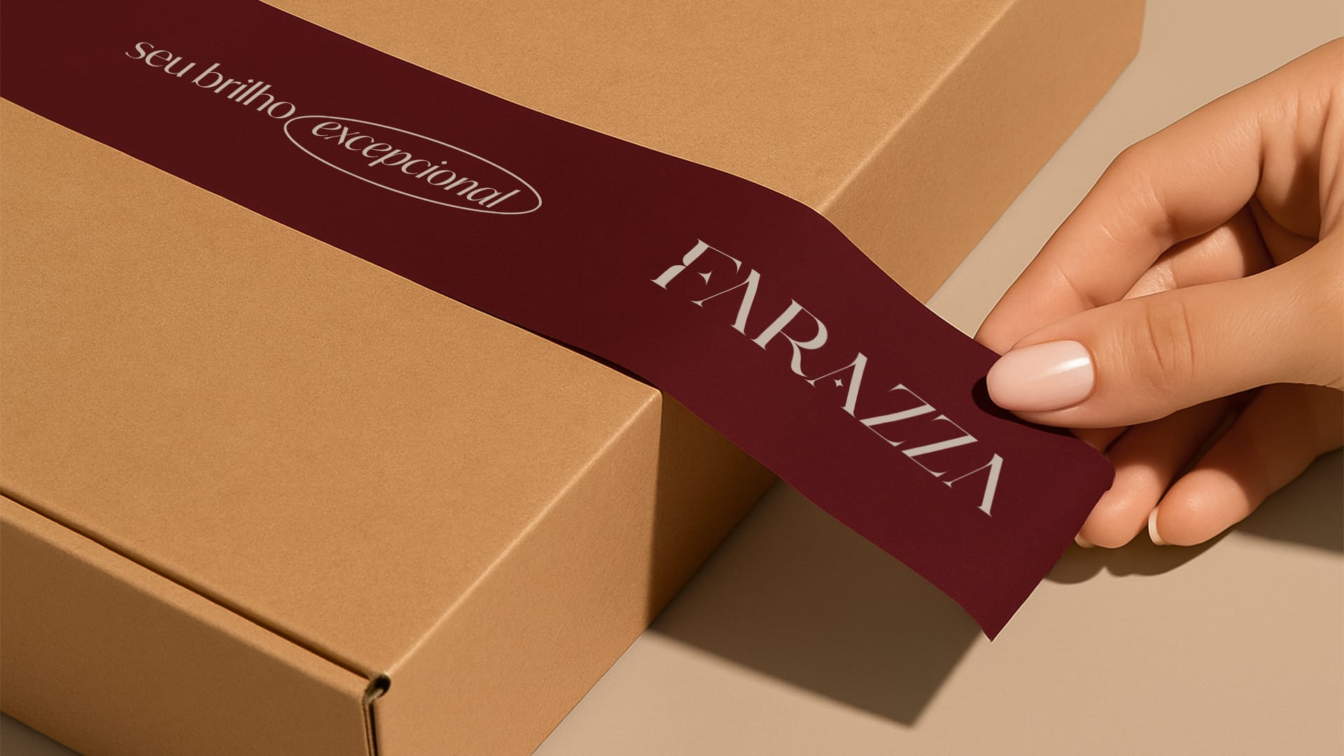 Farazza caixa com fita